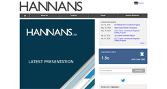Desktop Screenshot of hannansreward.com