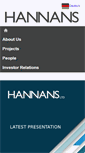Mobile Screenshot of hannansreward.com